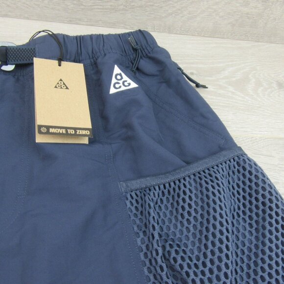Nike ACG "Snowgrass" Cargo Shorts Mens Size Medium Thunder Blue NEW - Picture 5 of 15